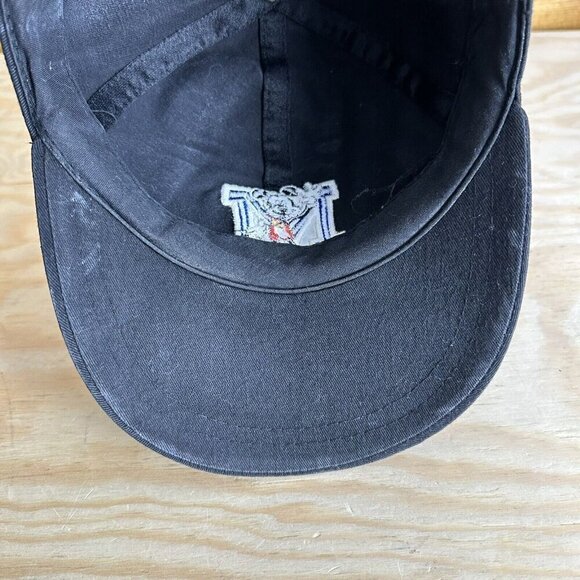 Vintage Walt Disney Mickey Co Big M Strapback Dad Hat Cap black - Picture 6 of 7